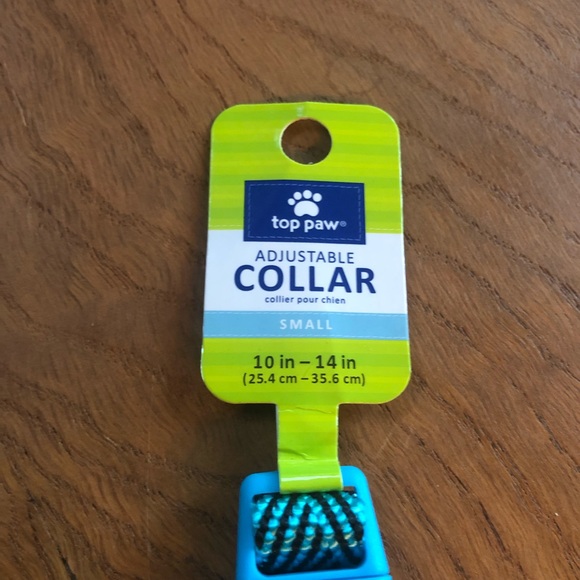 Blue&black adjustable dog collar - Picture 2 of 3